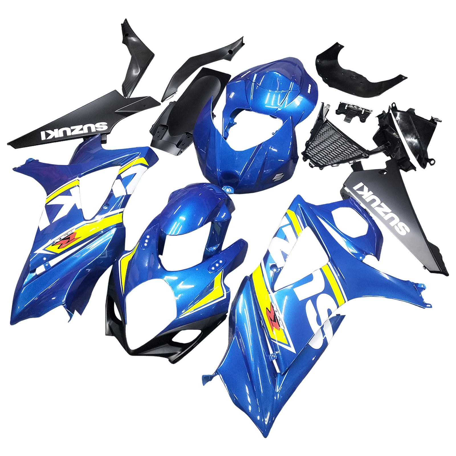 Amotopart 2007-2008 Suzuki GSXR1000 Fairing Sky Blue Kit