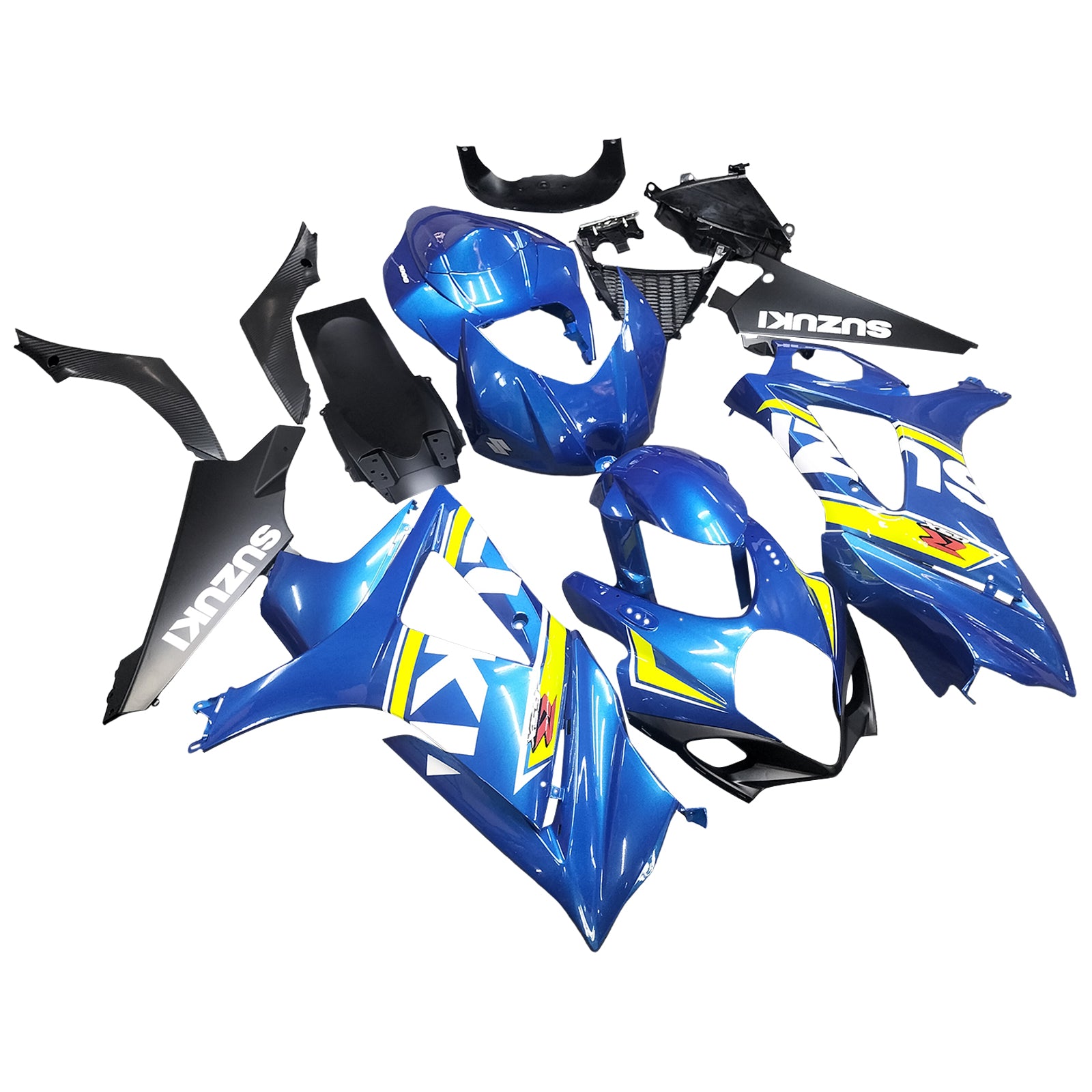 Amotopart 2007-2008 Suzuki GSXR1000 Fairing Sky Blue Kit