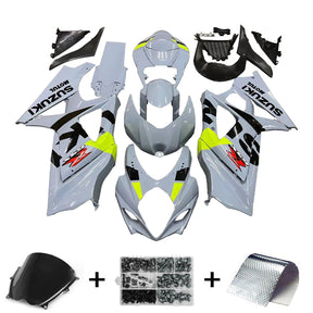 Amotopart 2007-2008 Suzuki GSXR1000 Fairing Grey Kit