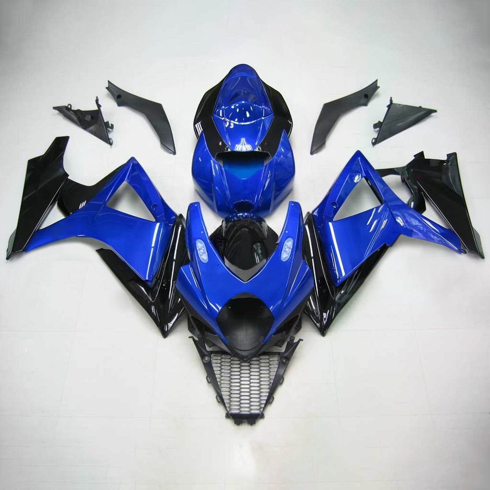 Cupolino Amotopart per Suzuki GSXR1000 2007-2008, colore blu scuro.&RKit ed