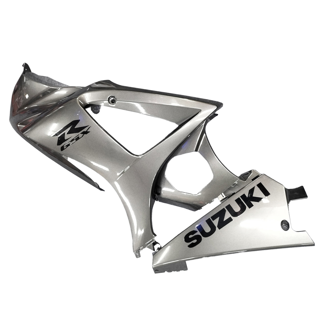 Amotopart Verkleidungssatz für Suzuki GSXR1000, 2007–2008, Grau/Ebenholz