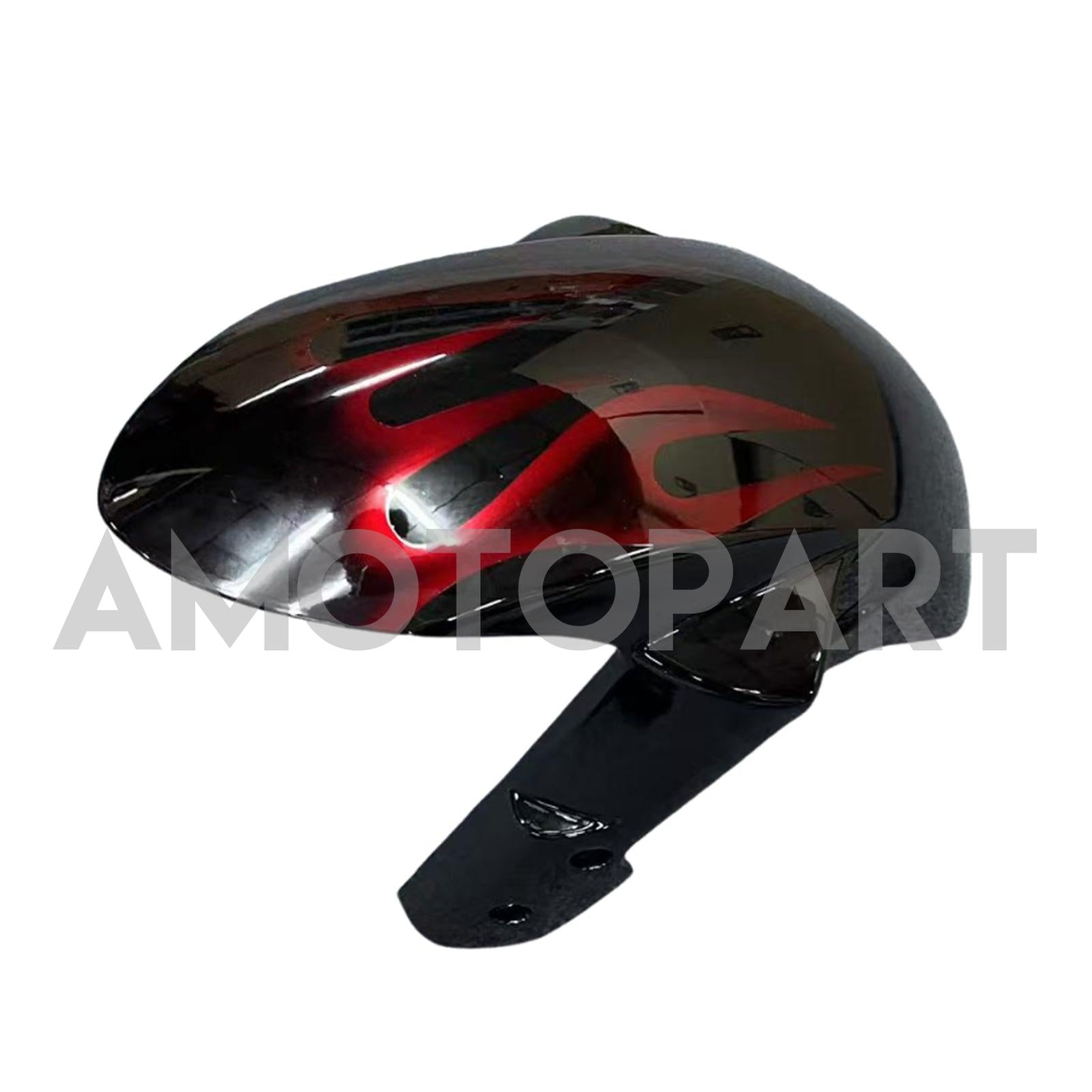 Amotopart 2007-2008 Suzuki GSXR1000 Fairing Black&Red Fire Kit