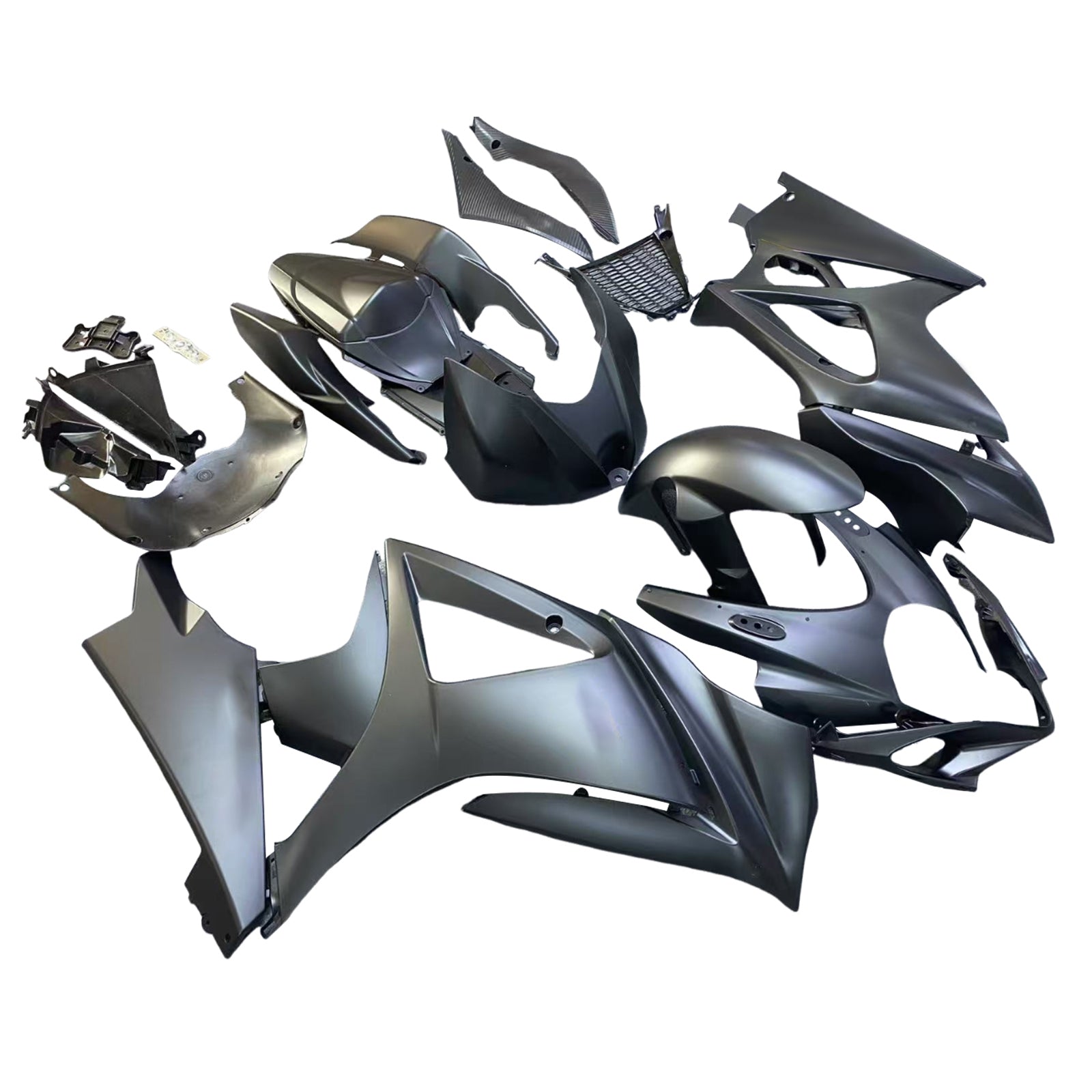 Amotopart 2007-2008 Suzuki GSXR1000 Fairing Black Style2 Kit