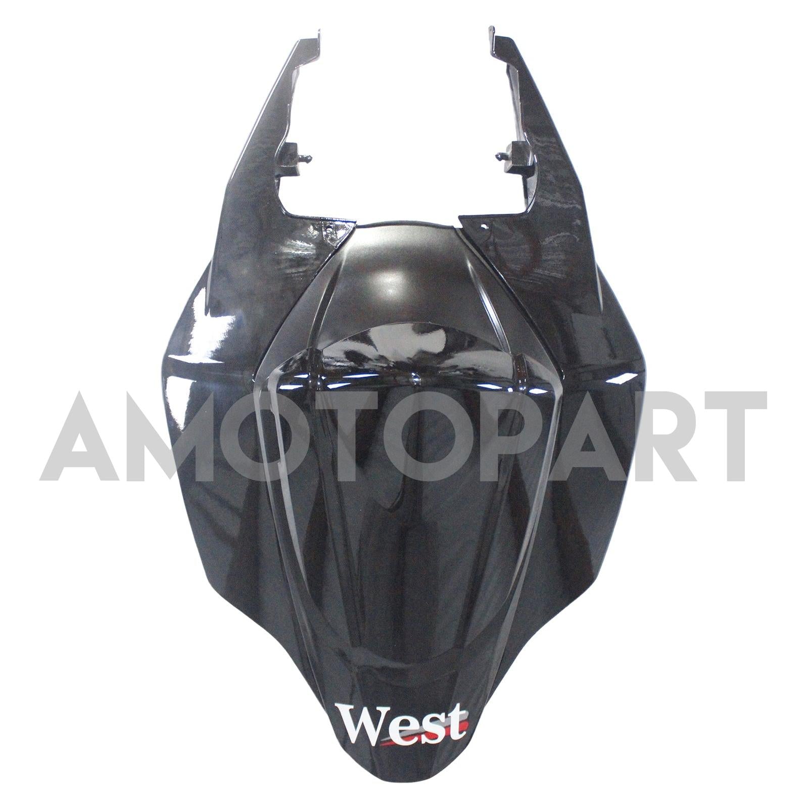 Amotopart 2007–2008 Suzuki GSXR1000 Verkleidung, glänzend schwarz&Weißes Kit