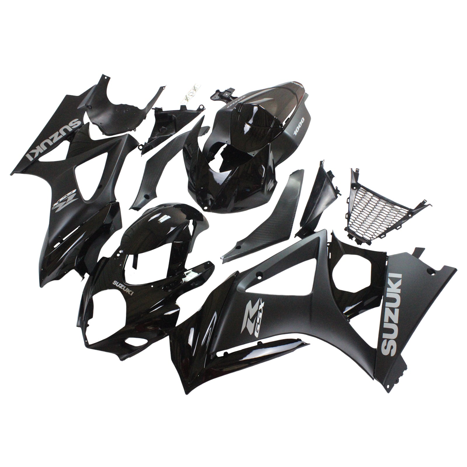 Amotopart 2007-2008 Suzuki GSXR1000 Fairing Black Style1 Kit