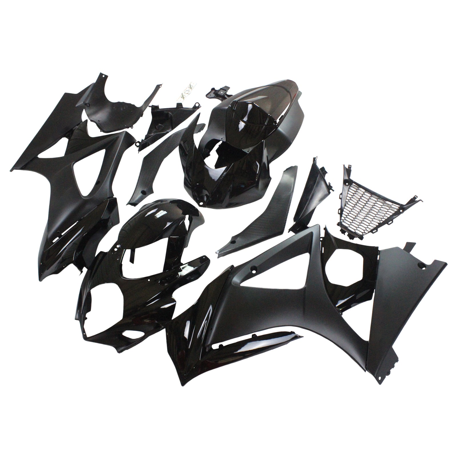 Amotopart 2007-2008 Suzuki GSXR1000 Fairing Black Style1 Kit