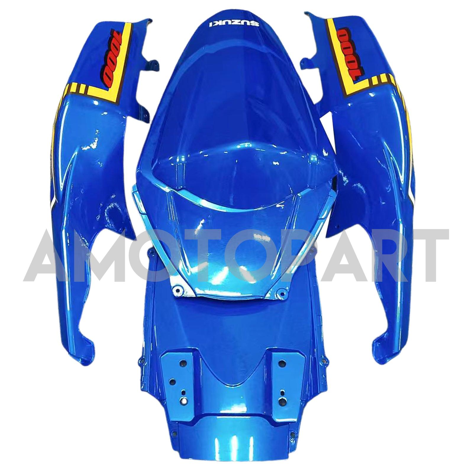 Amotopart 2007-2008 Suzuki GSXR1000 Failing Blue & Yellow Kit