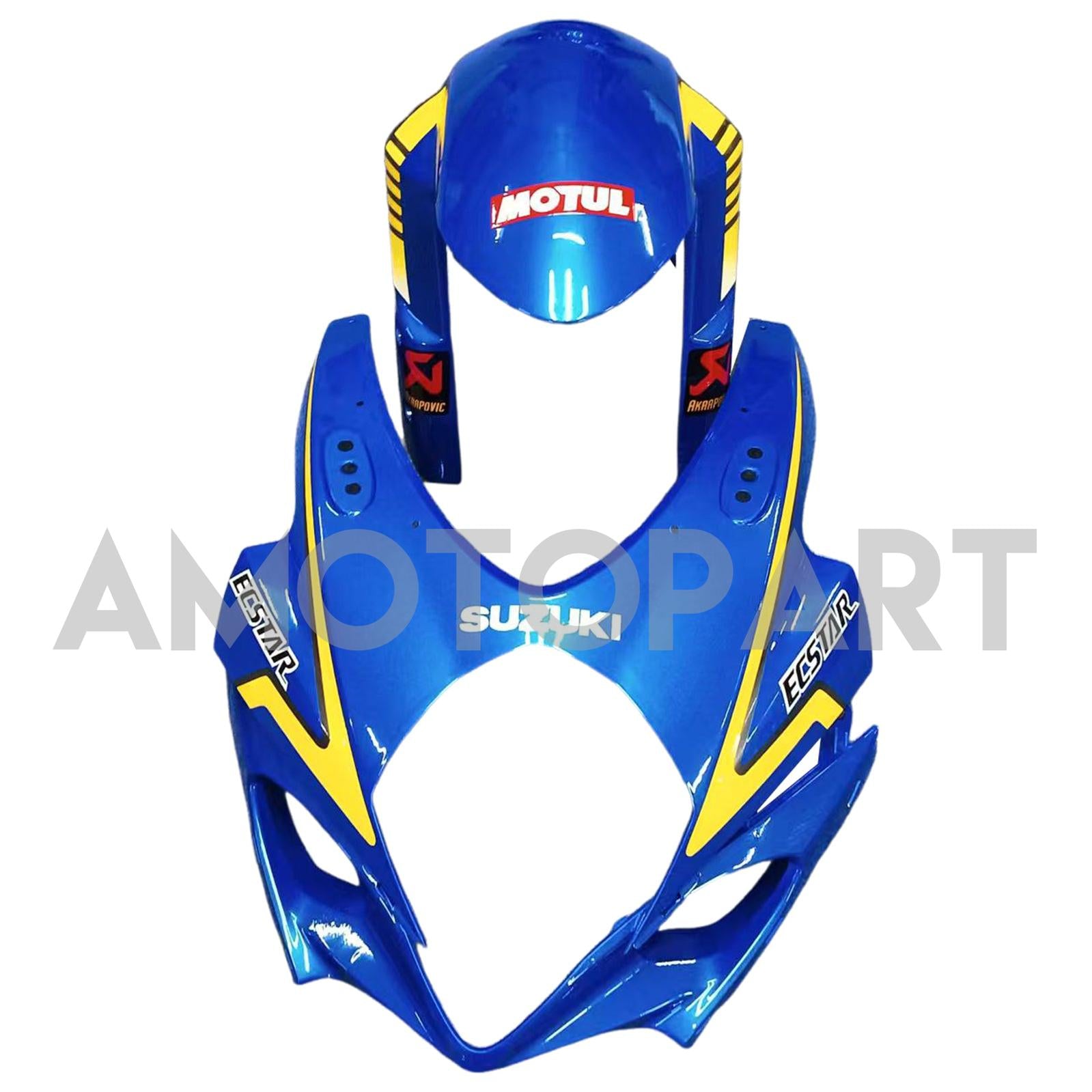 Amotopart 2007-2008 Suzuki GSXR1000 Failing Blue & Yellow Kit