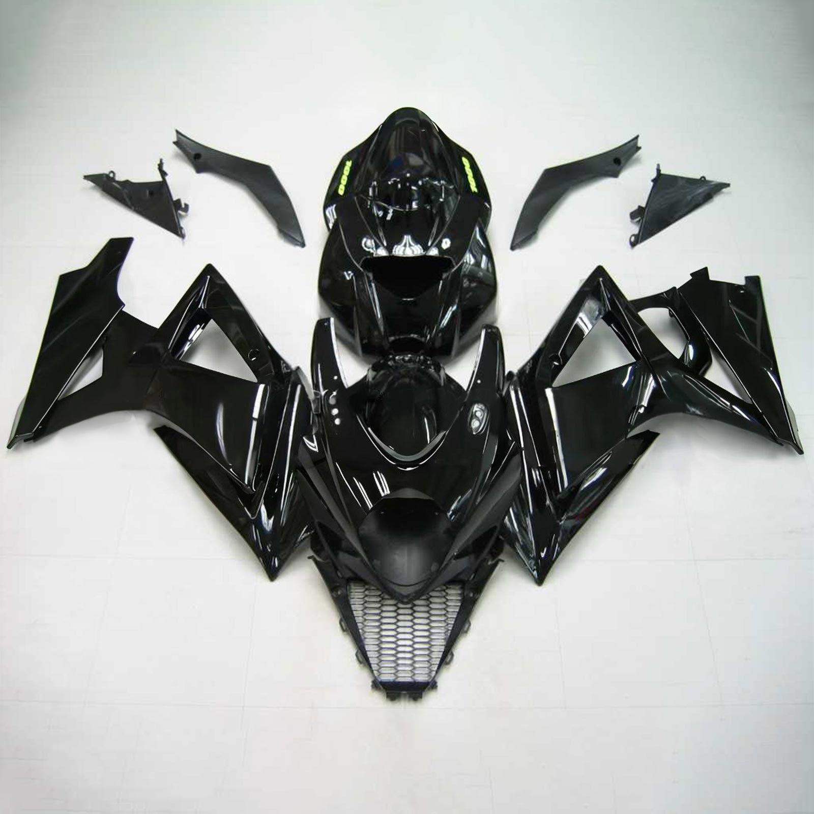 Amotopart 2007-2008 Suzuki GSXR1000 carenatura nero lucido