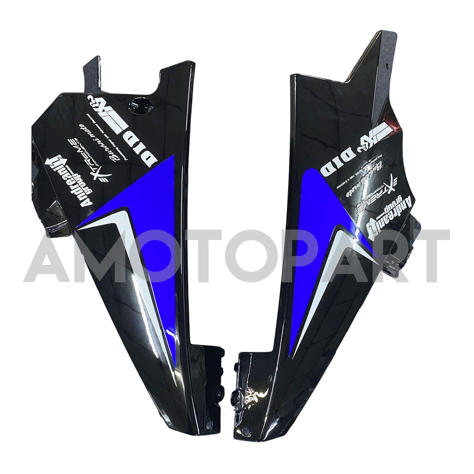 Amotopart 2007–2008 Suzuki GSXR1000 K7, Schwarz&Blaues Verkleidungskit
