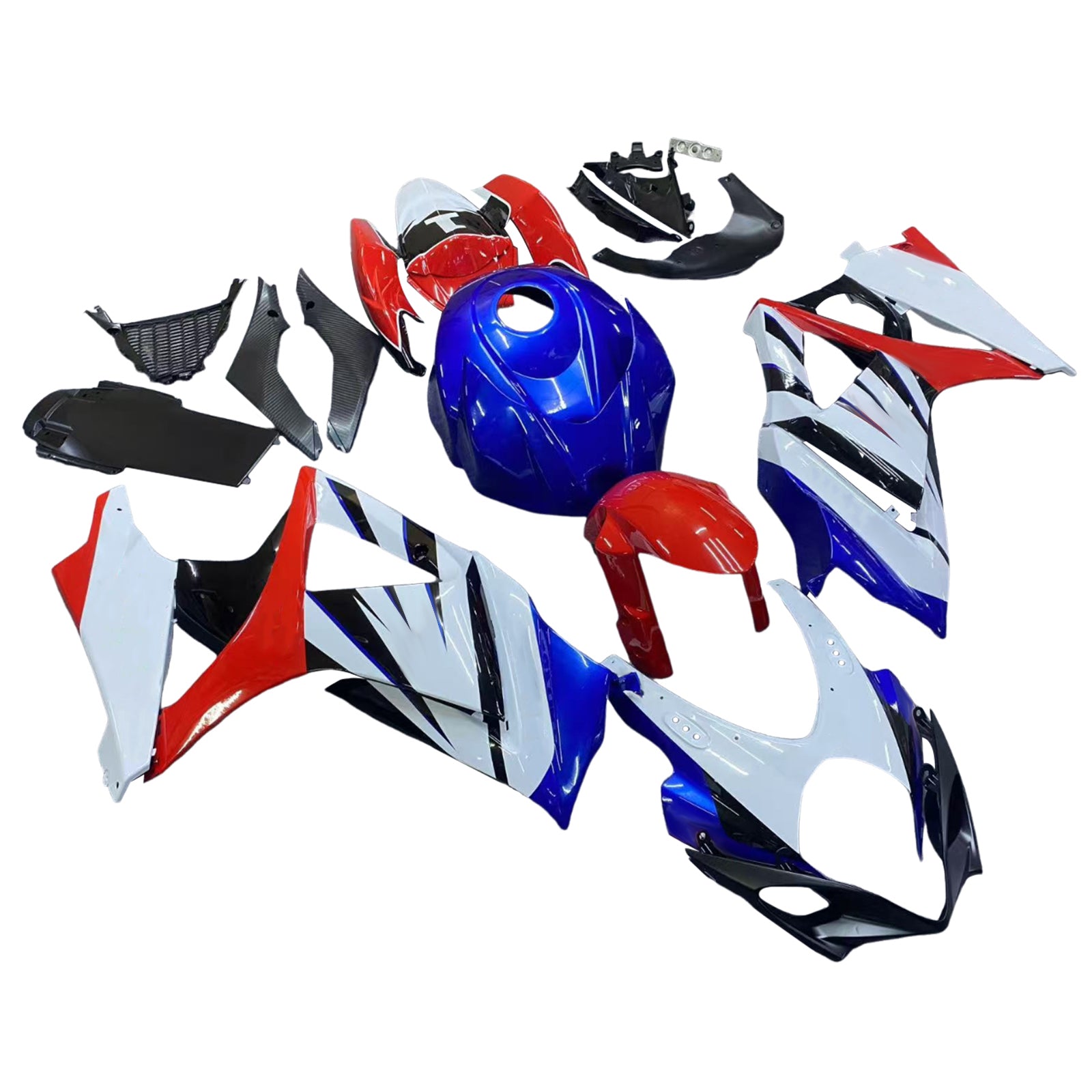 Amotopart 2007-2008 Suzuki GSXR1000 K7 Red&Blue Fairing Kit