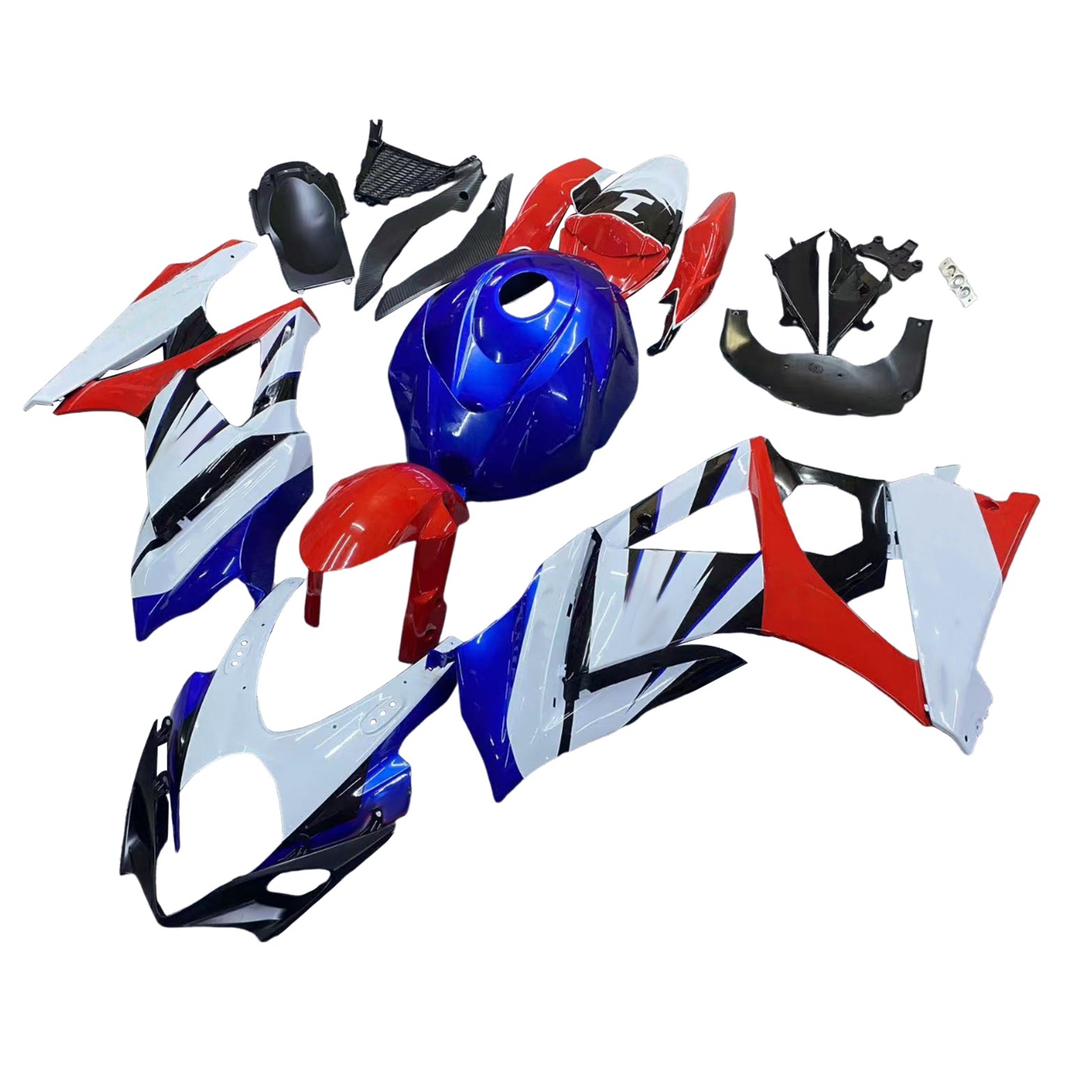 Amotopart 2007-2008 Suzuki GSXR1000 K7 Red&Blue Fairing Kit