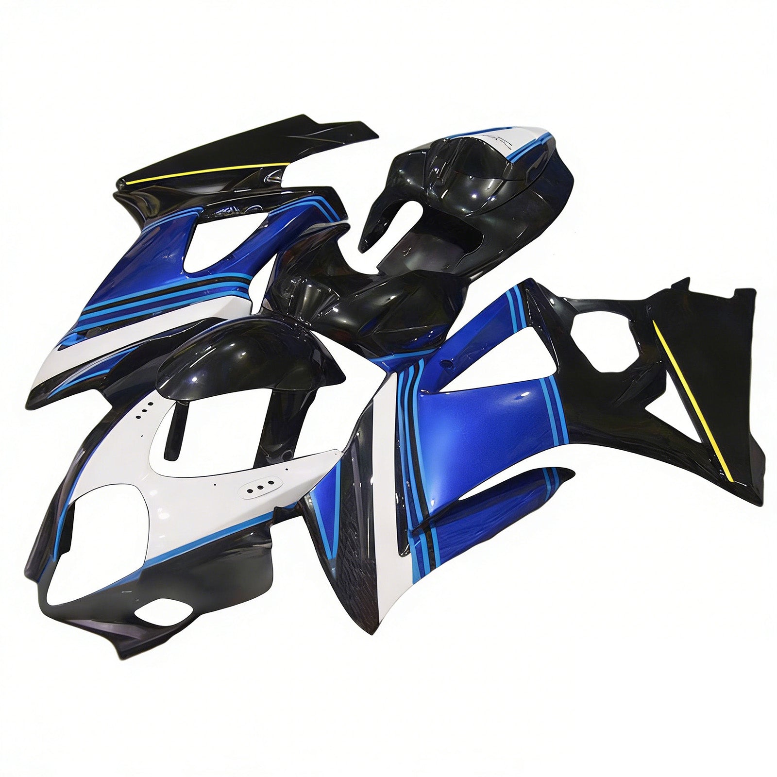 Amotopart 2007-2008 K7 GSXR1000 Suzuki Blue&Black Style2 Kit carenatura
