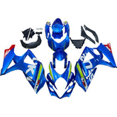 Amotopart 2007-2008 K7 GSXR1000 Suzuki Blue&Green Fairing Kit