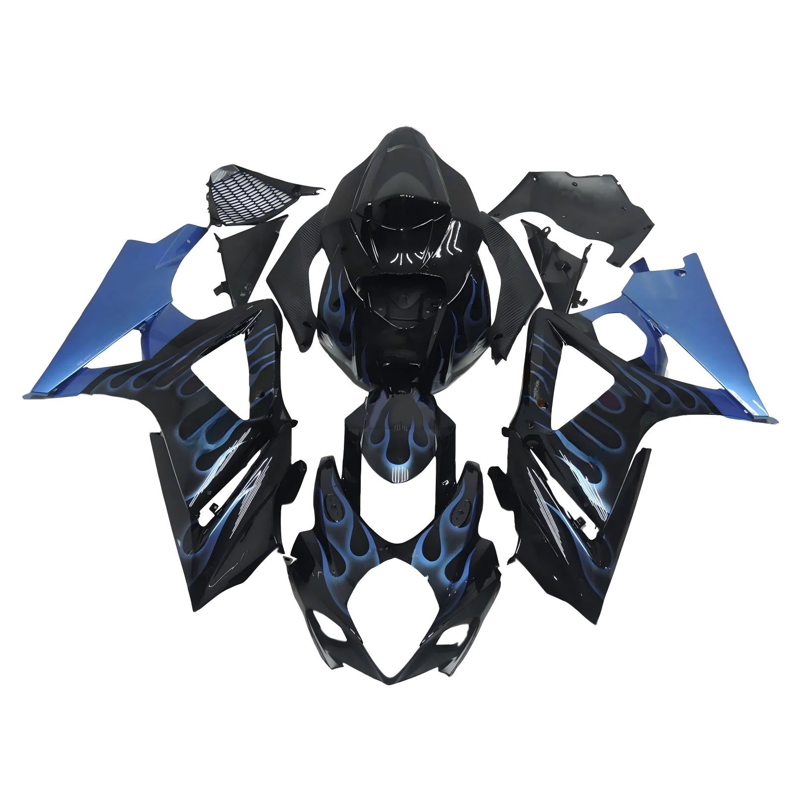 Amotopart 2007-2008 K7 GSXR1000 Suzuki nero con accenti blu carenatura