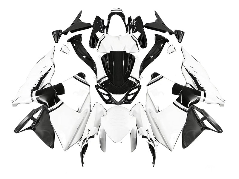 Amotopart 2009-2016 Suzuki GSXR1000 White & Black Fairing Kit