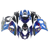 Amotopart 2009-2016 Suzuki GSXR1000 Fairing Multi Blue&Red Kit