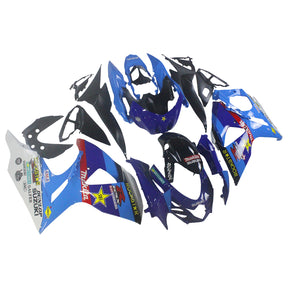 Amotopart 2009-2016 Suzuki GSXR1000 Fairing Multi Blue&Red Kit