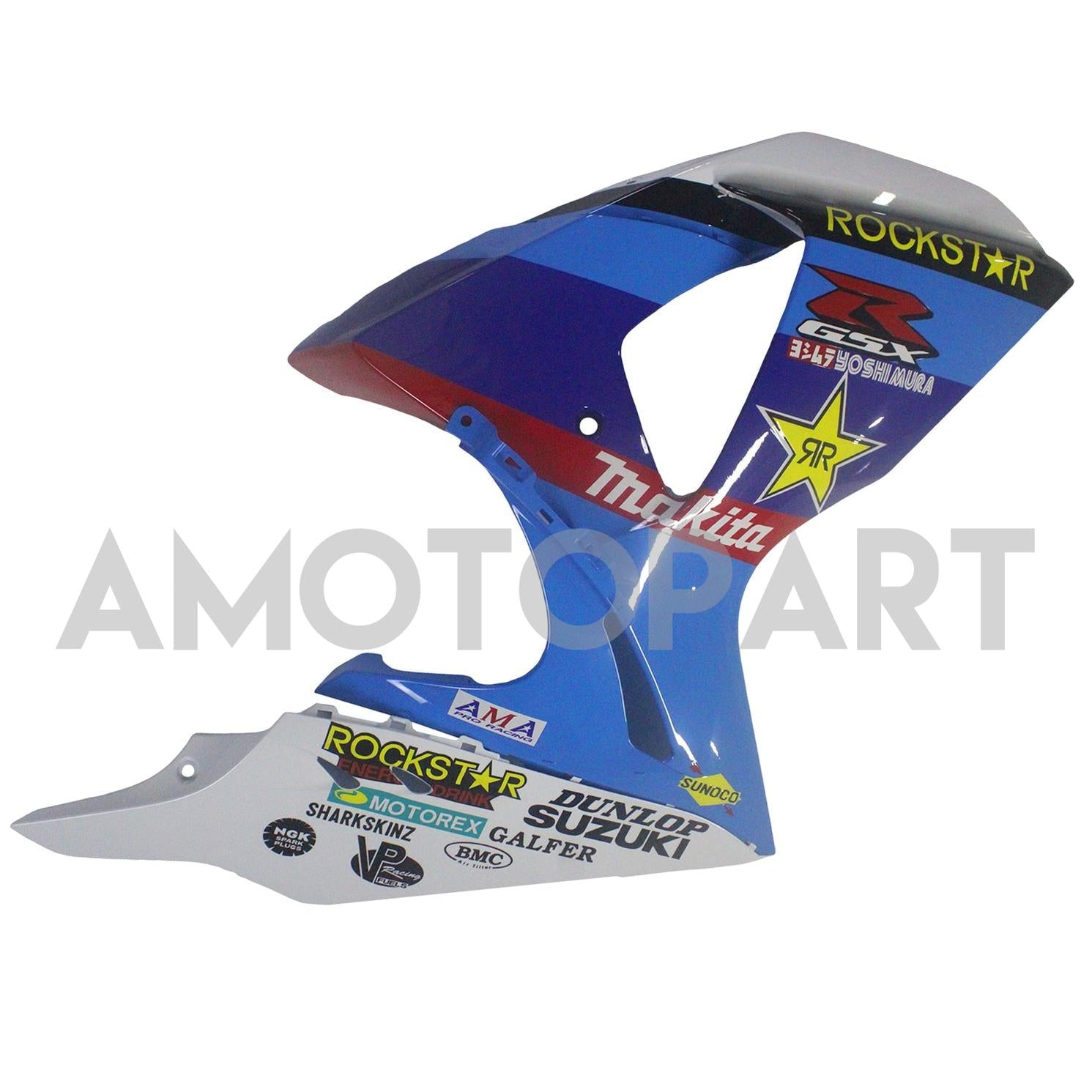 Amotopart 2009-2016 Suzuki GSXR1000 Fairing Multi Blue & Red Kit