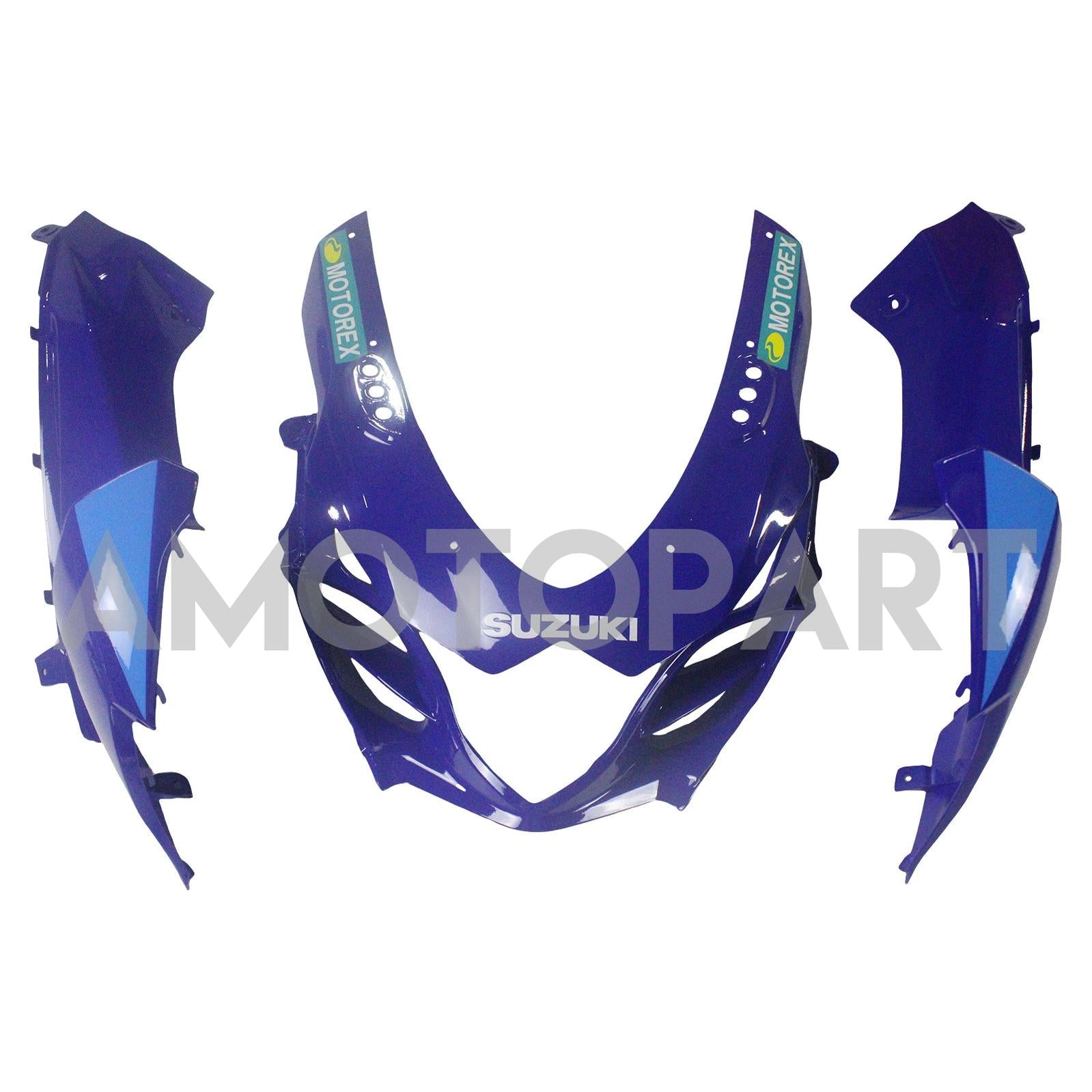 Amotopart 2009-2016 Suzuki GSXR1000 Fairing Multi Blue & Red Kit