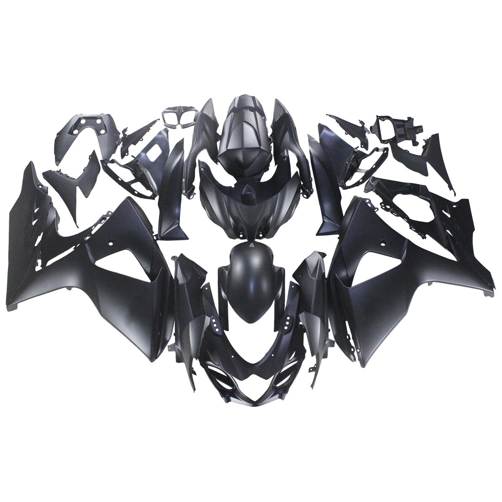 Amotopart 2009-2016 Suzuki GSXR1000 Fairing Matte Black Kit
