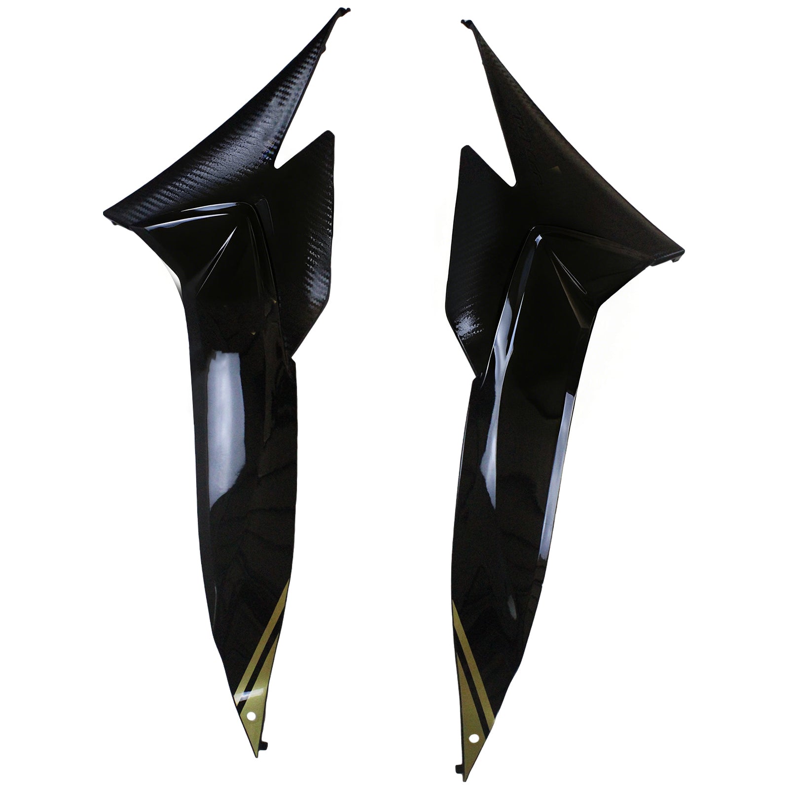 Amotopart 2009-2016 Suzuki GSXR1000 Verkleidung Schwarz&Gold-Kit