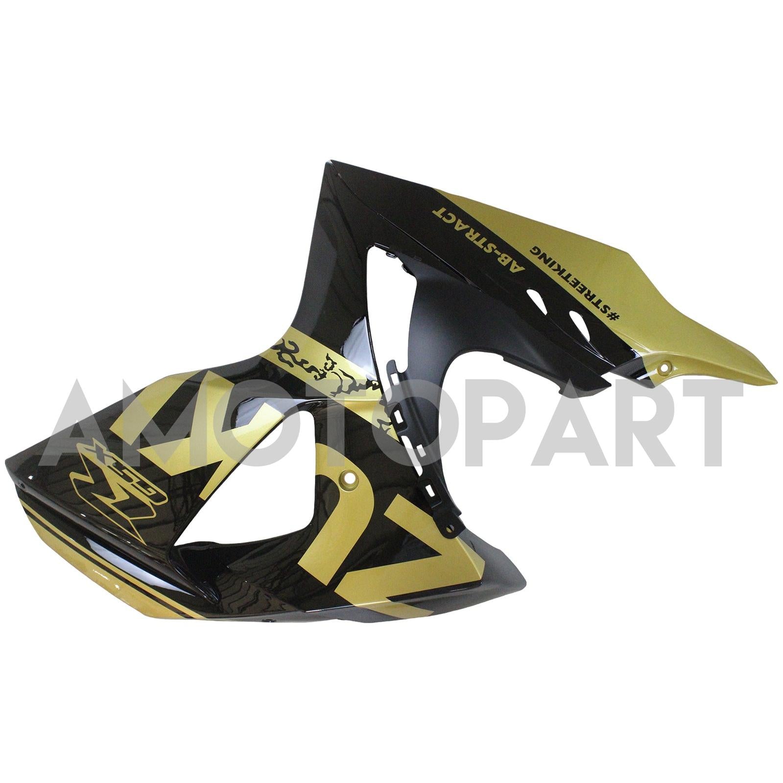 Amotopart 2009-2016 Suzuki GSXR1000 Fairing Black & Gold Kit