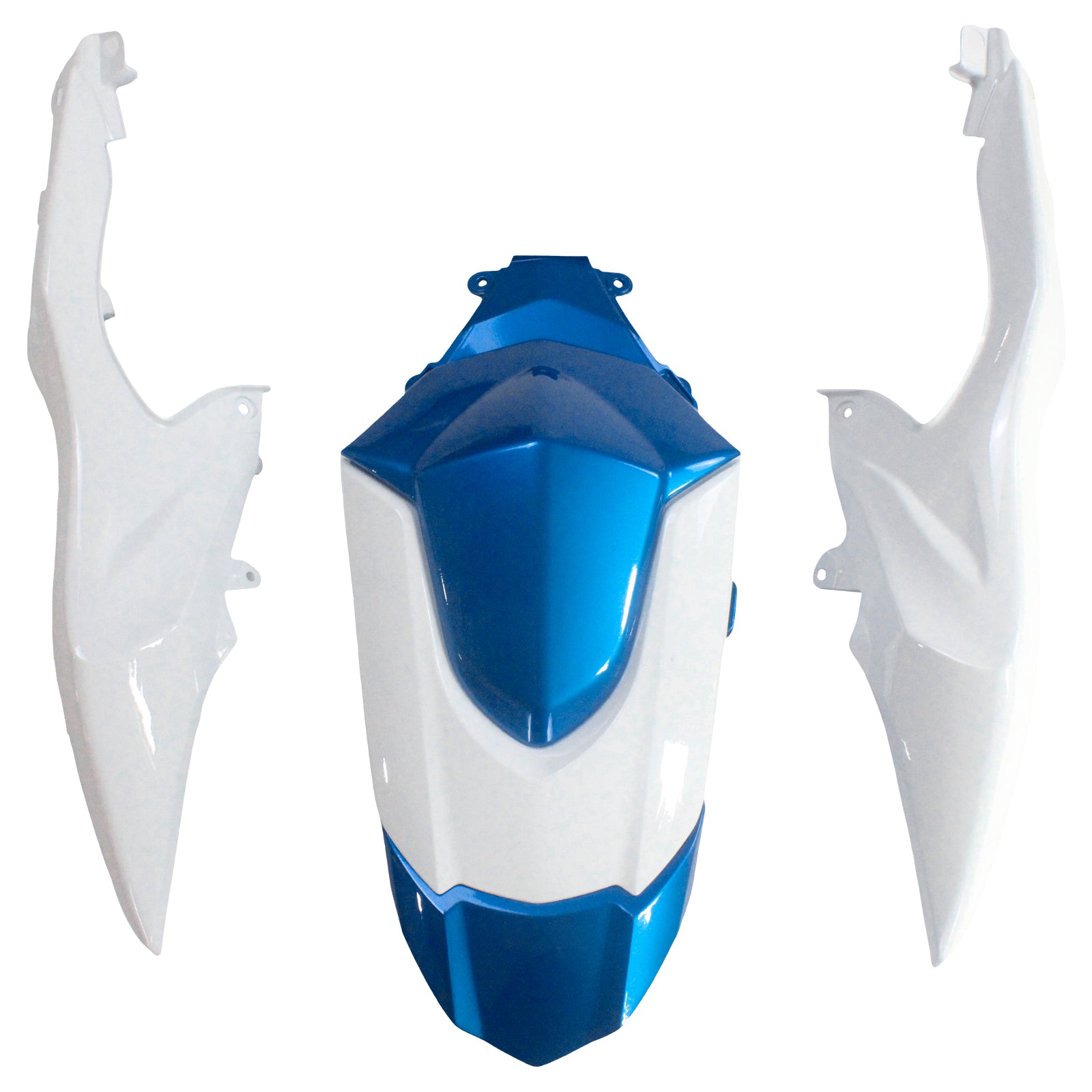 Amotopart 2009-2016 Suzuki GSXR1000 Verkleidung, glänzend blau&Roter Buchstaben-Kit