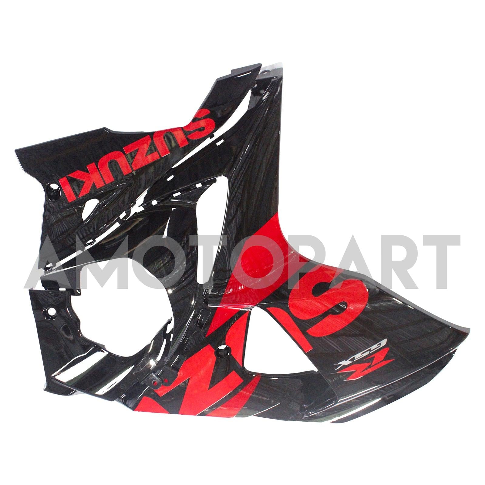 Amotopart 2009–2016 Suzuki GSXR1000 Verkleidung, Schwarz&Rotes Kit