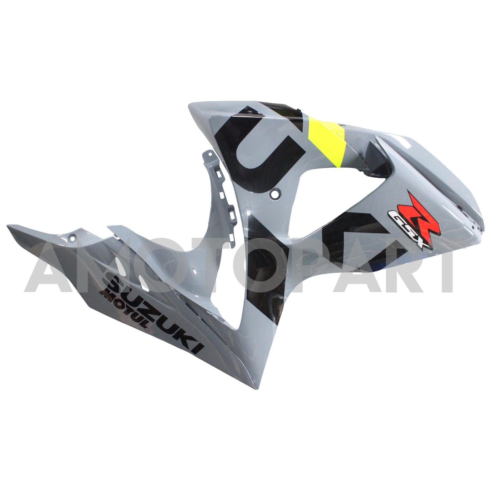 Amotopart 2009–2016 Suzuki GSXR1000 Verkleidung, Grau&Schwarzes Kit