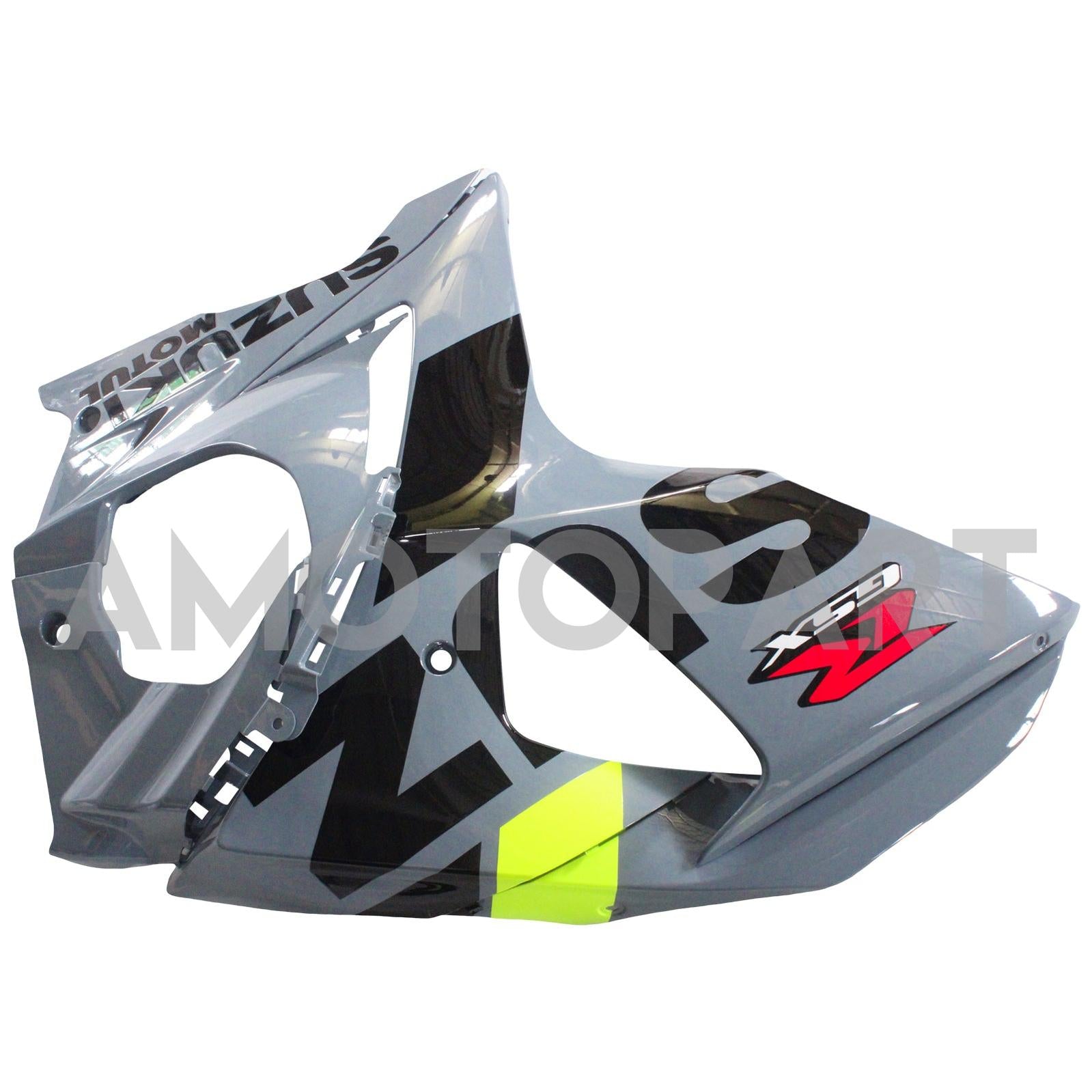 Amotopart 2009–2016 Suzuki GSXR1000 Verkleidung, Grau&Schwarzes Kit