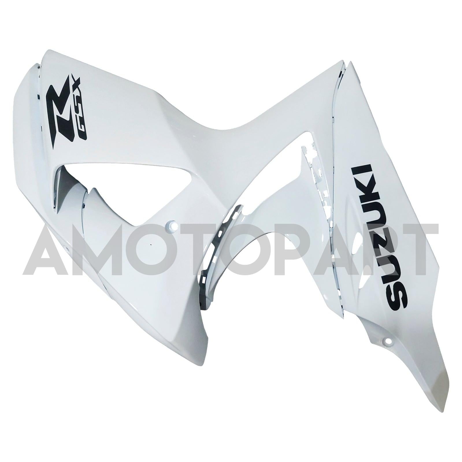 Amotopart Kit lettera carenatura bianca e nera per Suzuki GSXR1000 2009-2016