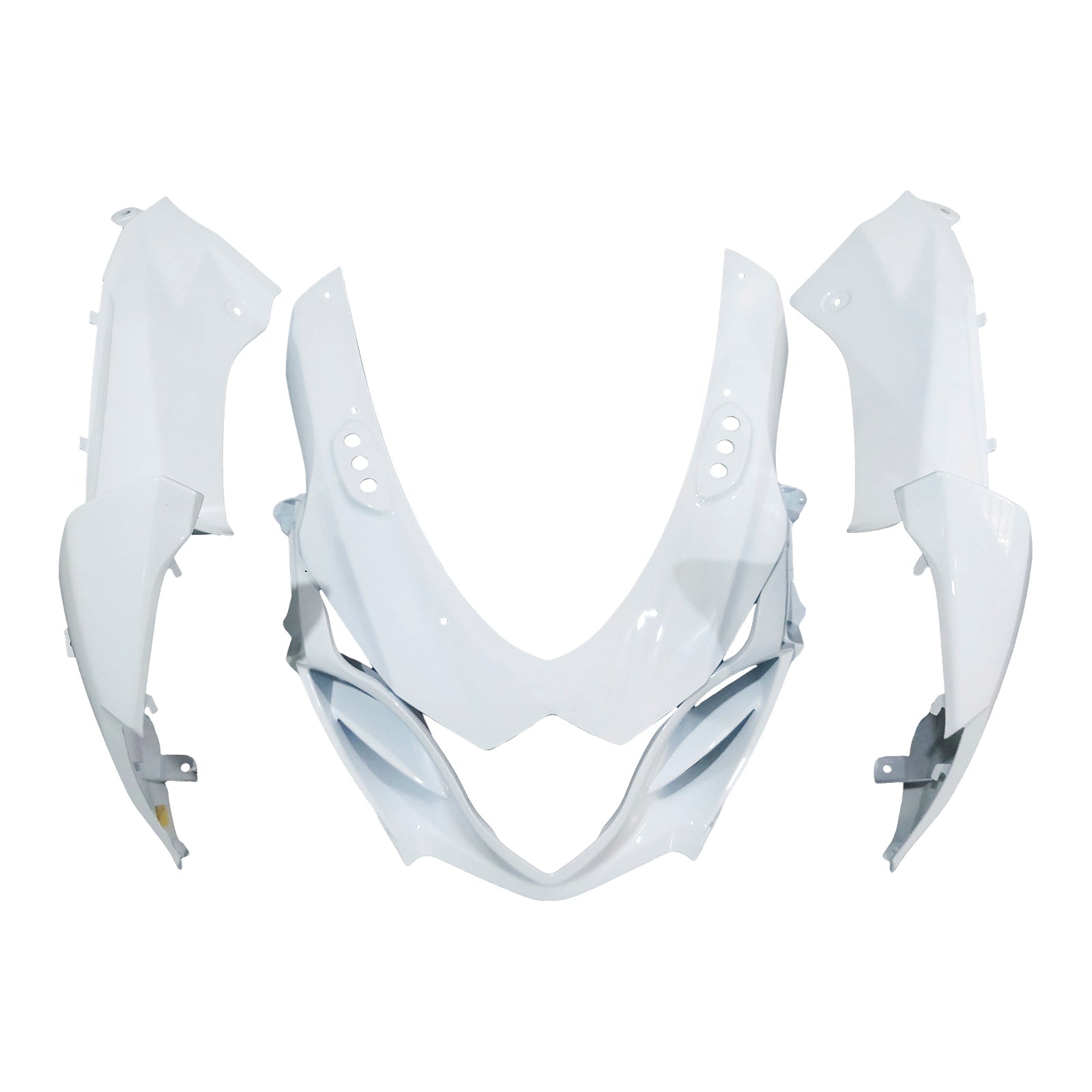 Amotopart 2009-2016 Suzuki GSXR1000 Fairing White Kit