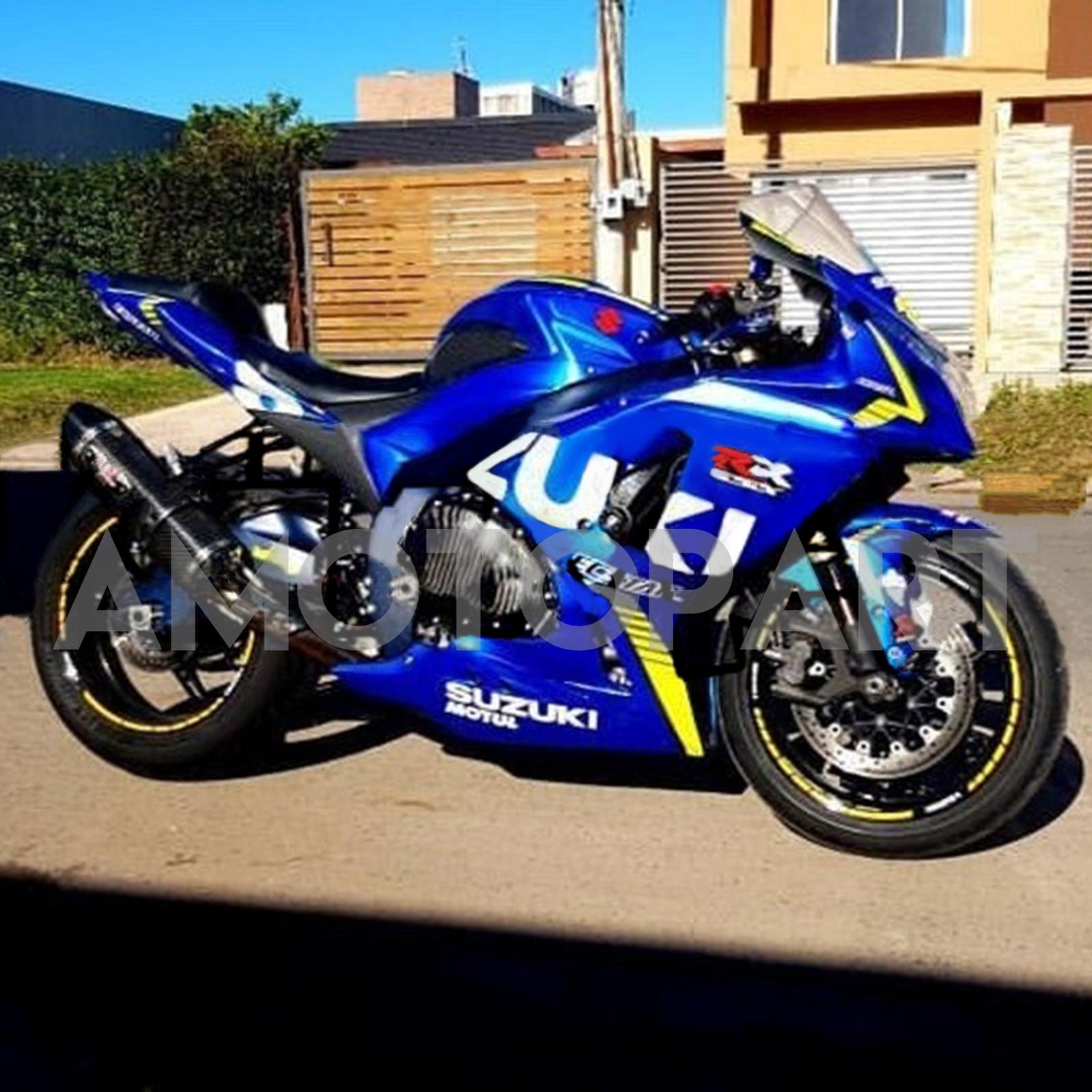 Amotopart 2009-2016 Suzuki GSXR1000 Fairing Blue 29 Kit