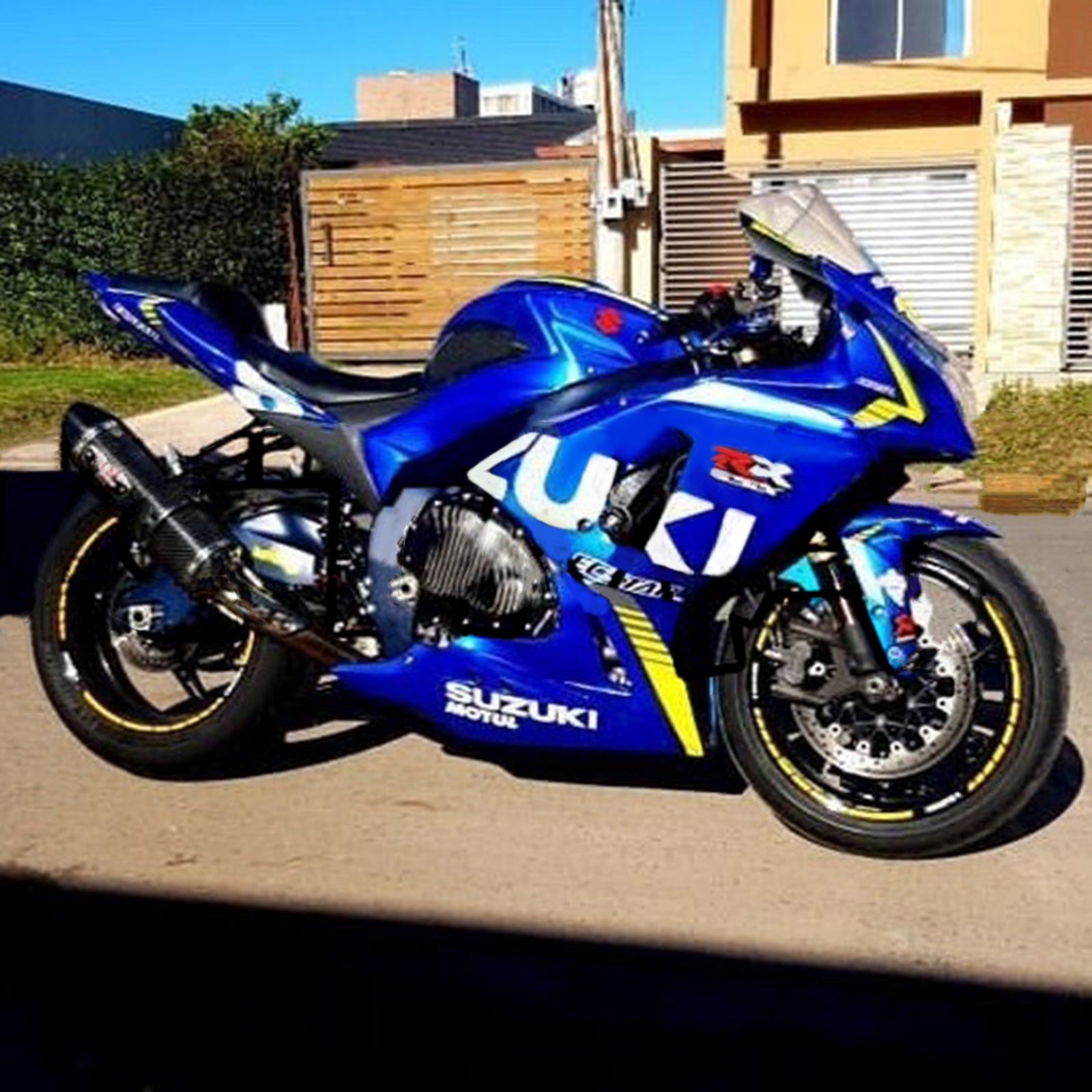 Amotopart 2009–2016 Suzuki GSXR1000 Verkleidung, Blau, 29 Kit