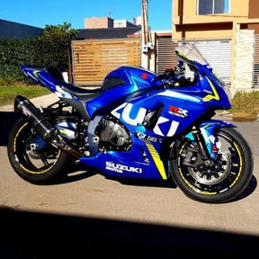 Amotopart 2009-2016 Kit carena Suzuki GSXR1000 blu 29