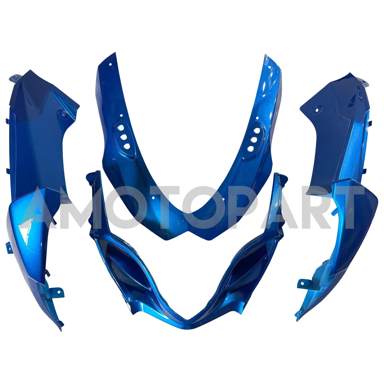 Amotopart 2009-2016 Suzuki GSXR1000 Fairing Glossy Blue Kit