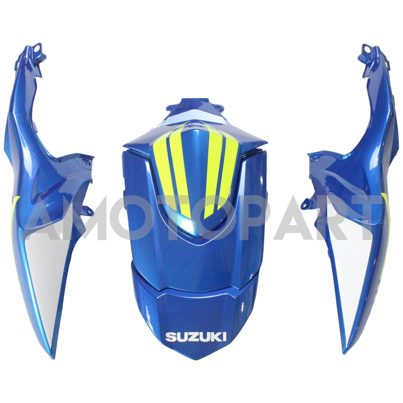Amotopart 2009-2016 Suzuki GSXR1000 Fairing Blue Cartoon Kit