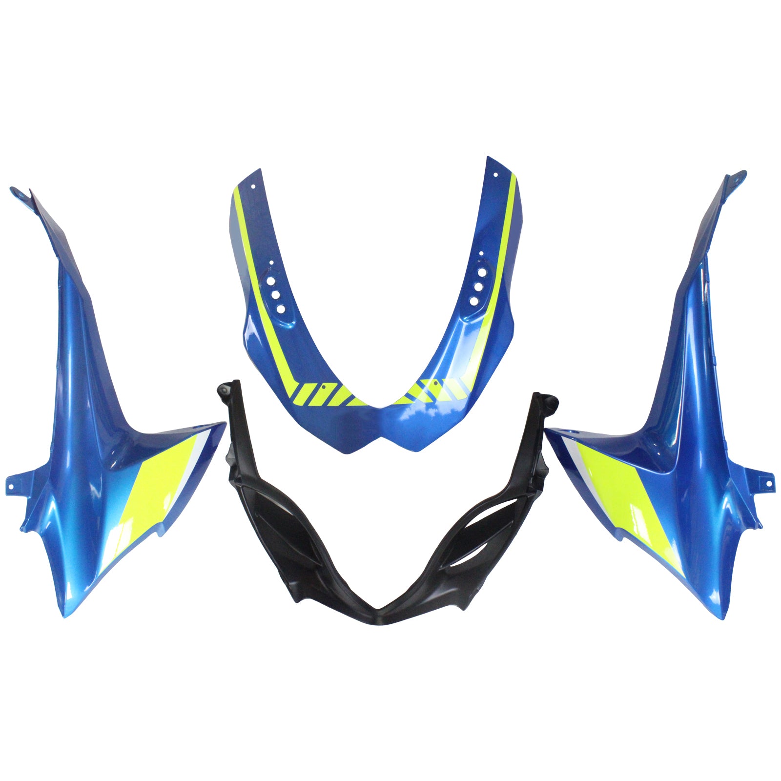 Amotopart 2009-2016 Suzuki GSXR1000 Fairing Blue Cartoon Kit