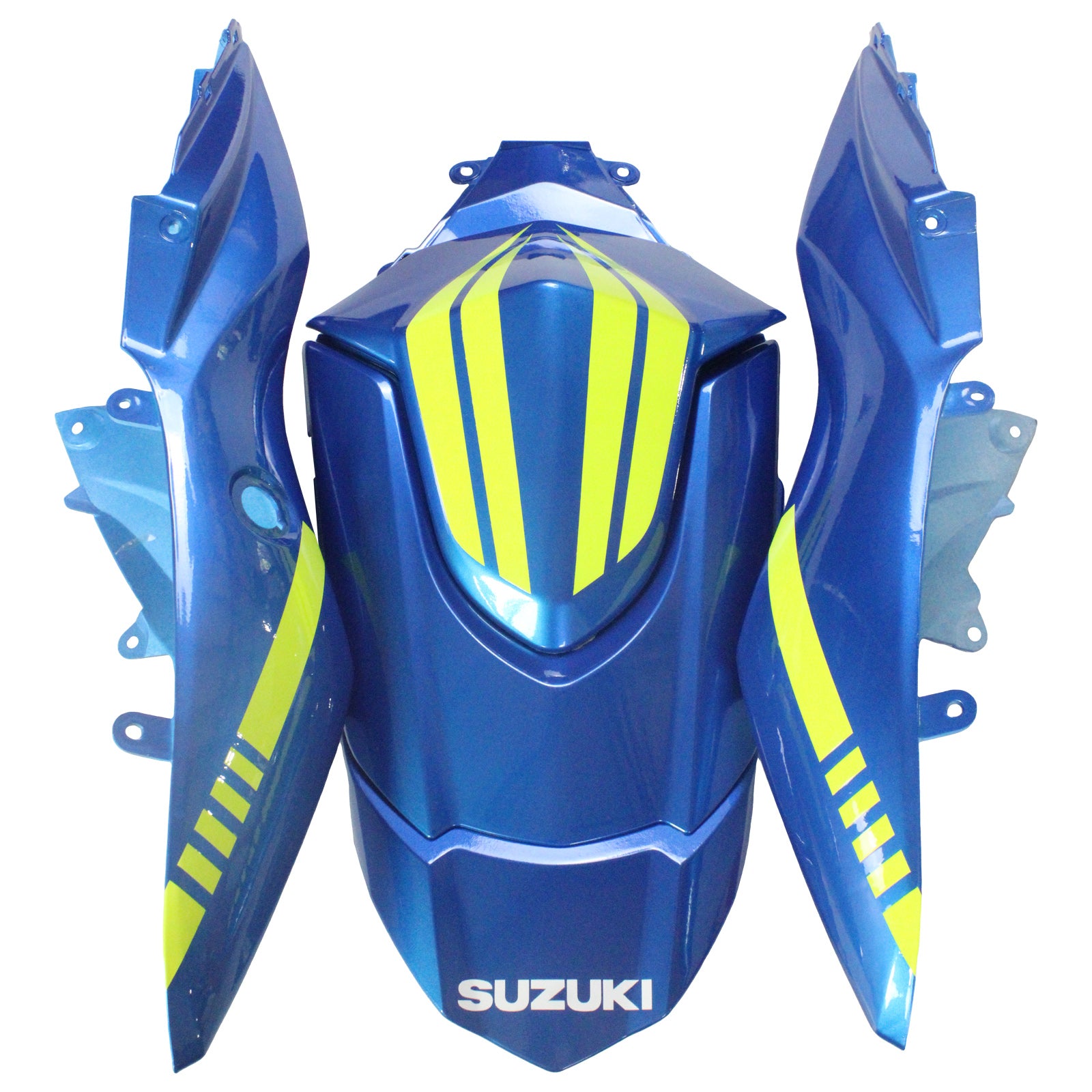 Amotopart 2009-2016 Suzuki GSXR1000 Fairing Blue Cartoon Kit