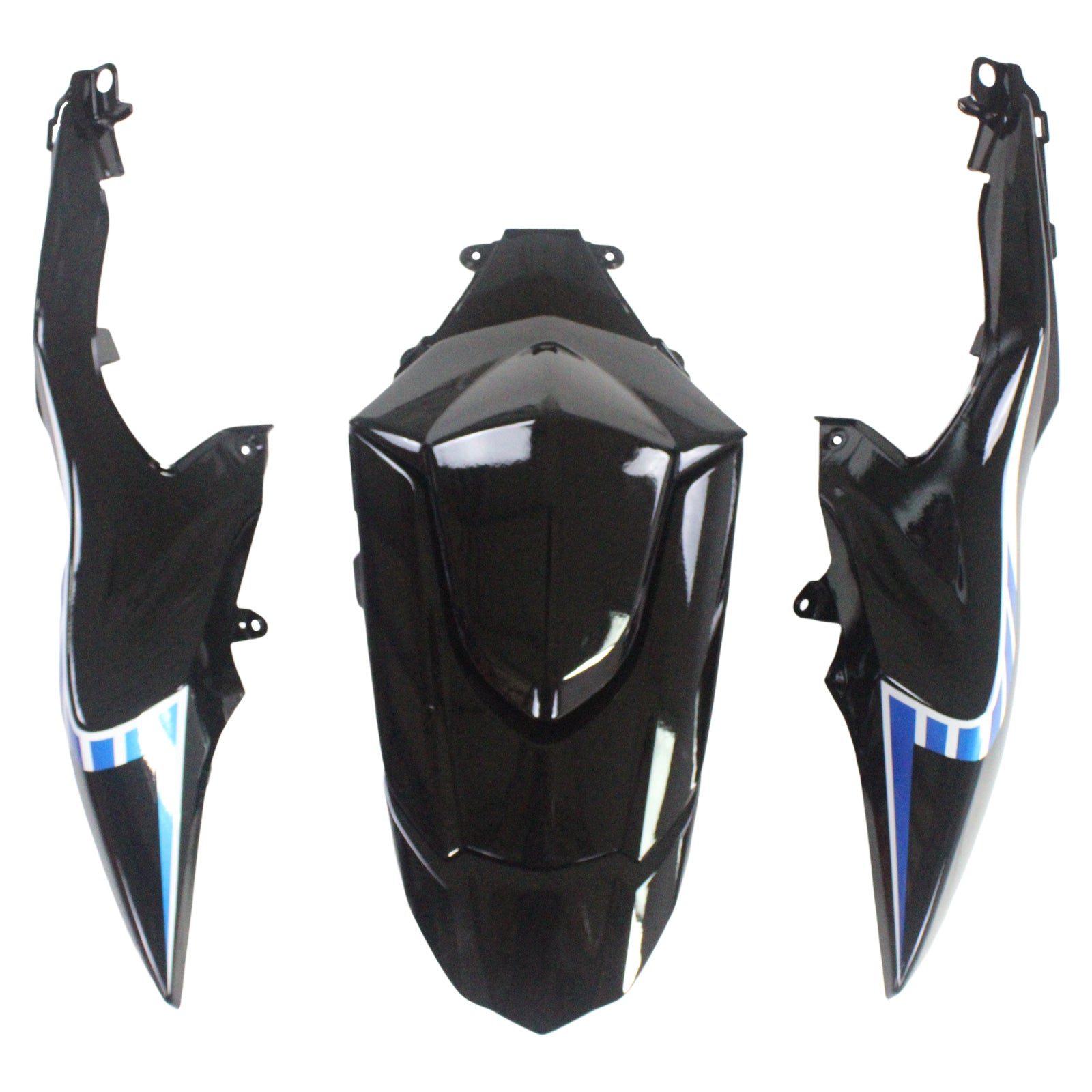 Amotopart 2009-2016 Suzuki GSXR1000 Fairing Matte Black&White Kit