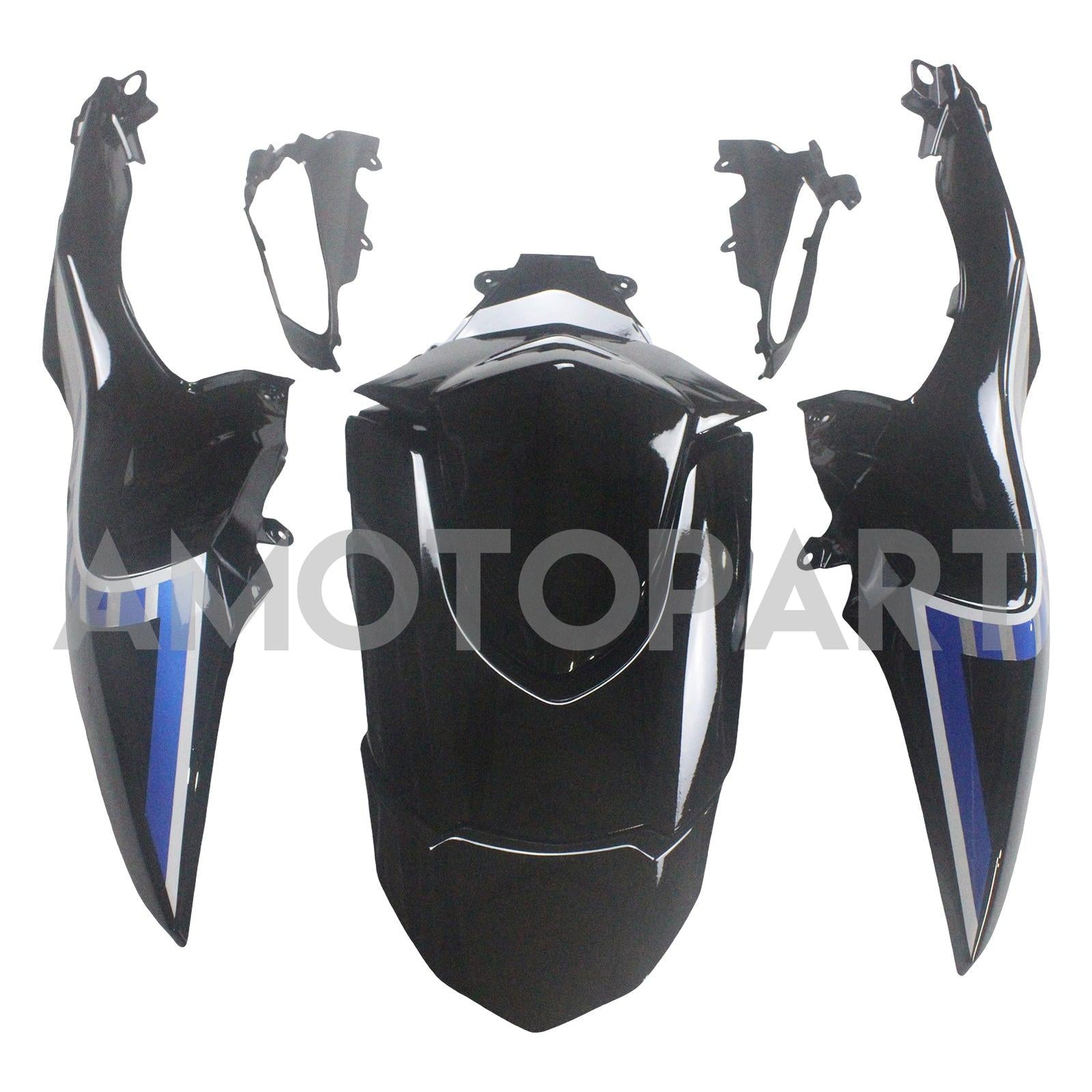 Amotopart 2009–2016 K9 GSXR1000 Suzuki, Schwarz&Blaues Style3-Verkleidungskit