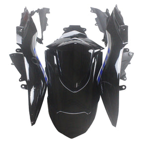 Amotopart 2009-2016 K9 GSXR1000 Suzuki Black&Blue Style3 Fairing Kit