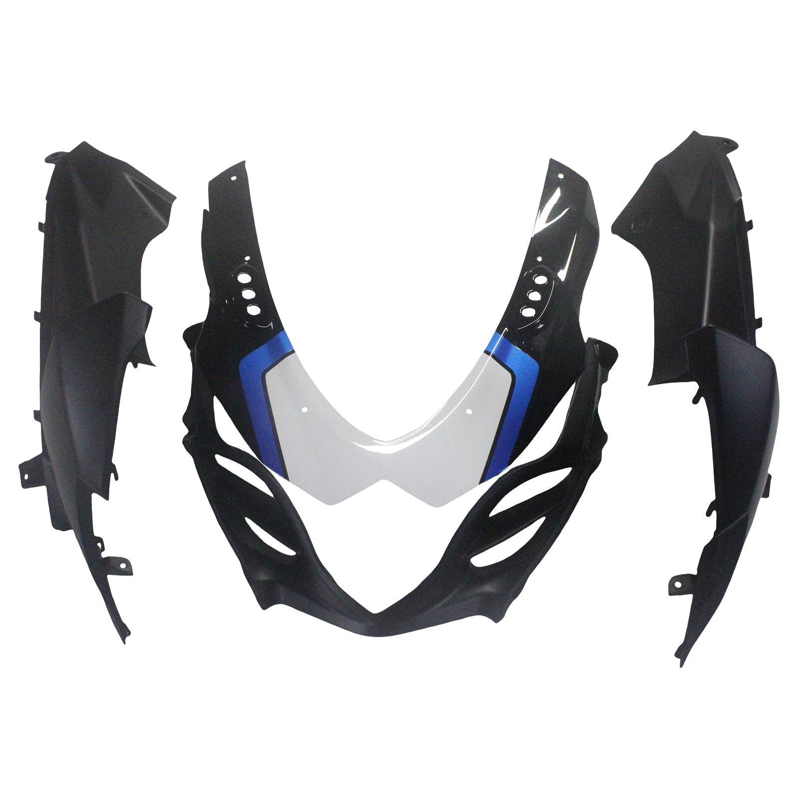 Amotopart 2009-2016 K9 GSXR1000 Suzuki Black&Blue Style3 Fairing Kit