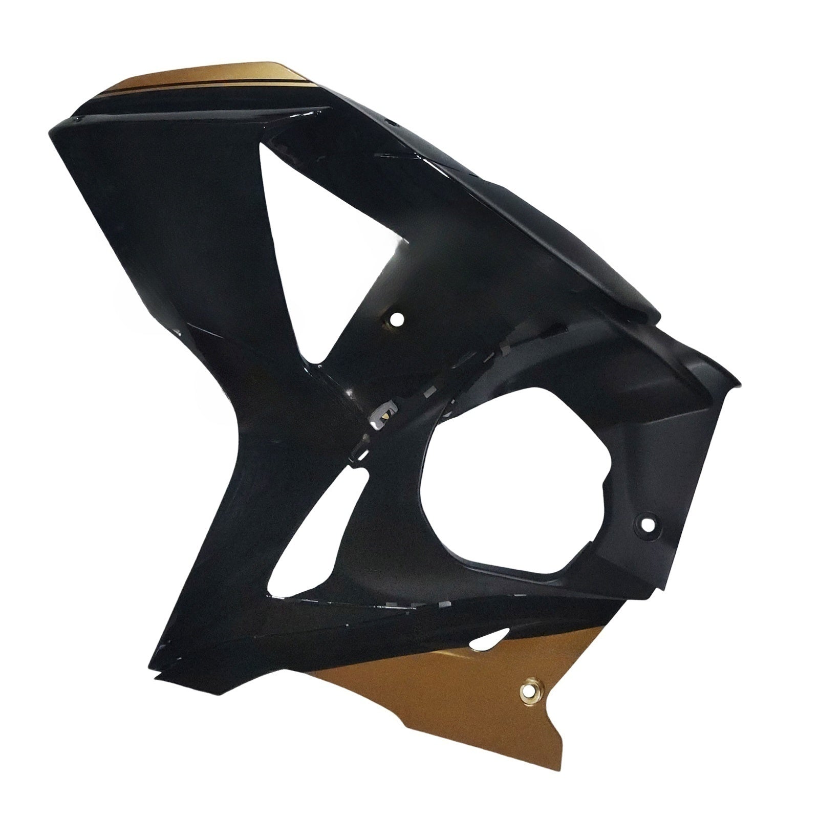Amotopart 2009-2016 K9 GSXR1000 Suzuki Black with Gold Accents Fairing Kit