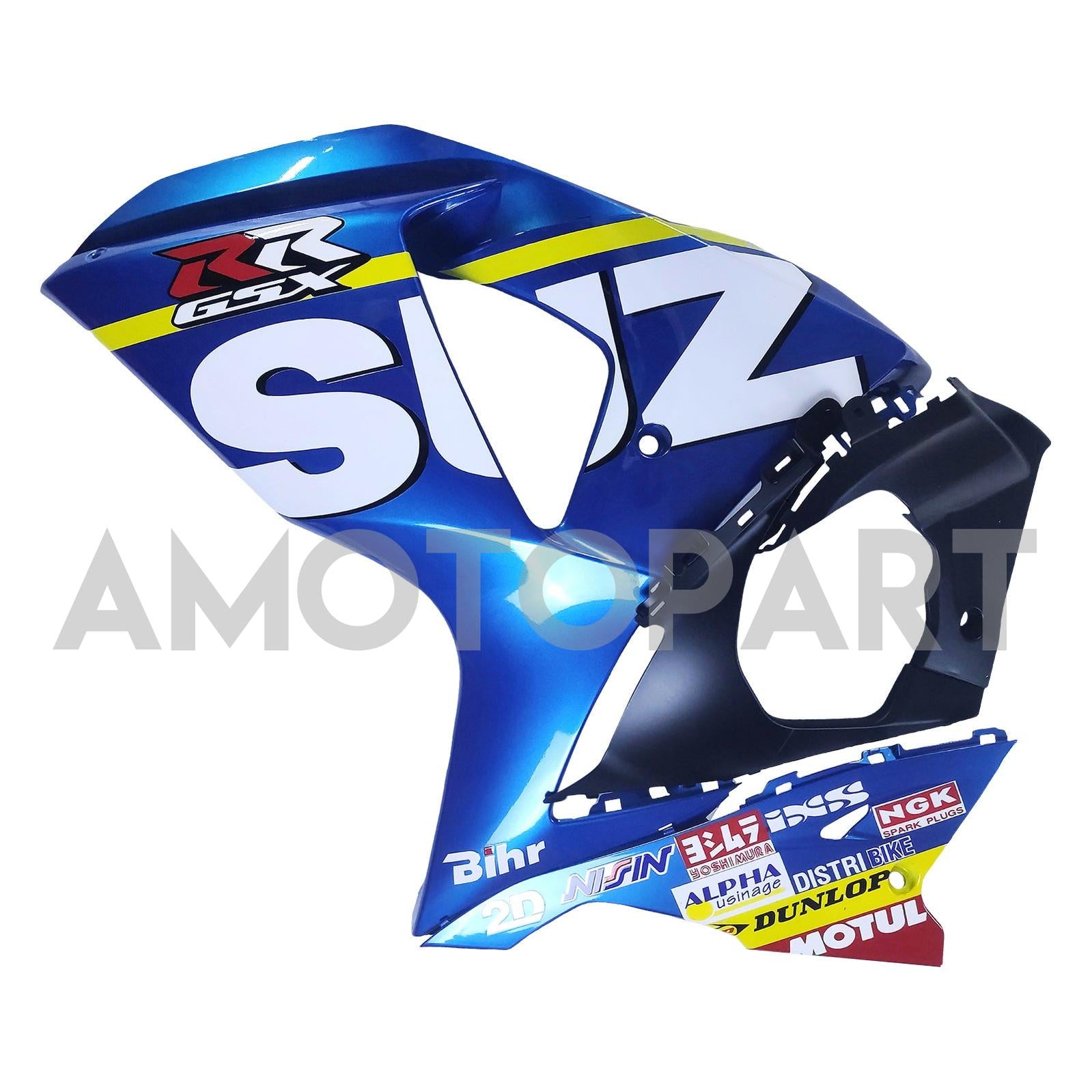 Amotopart 2009–2016 K9 GSXR1000 Suzuki, Blau&Gelbes Style1-Verkleidungskit