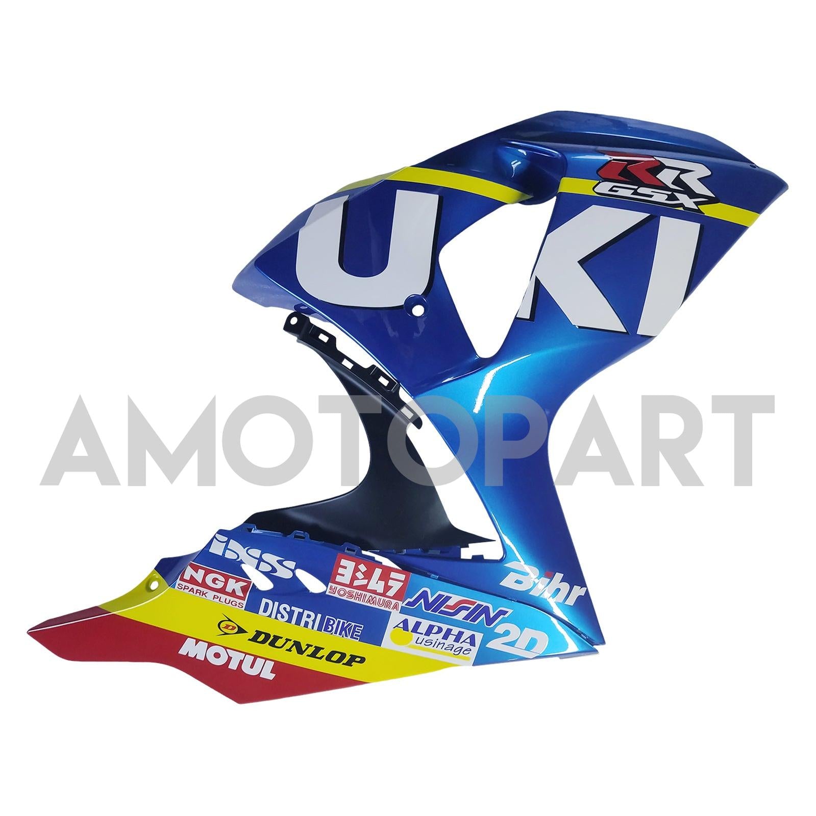 Amotopart 2009–2016 K9 GSXR1000 Suzuki, Blau&Gelbes Style1-Verkleidungskit