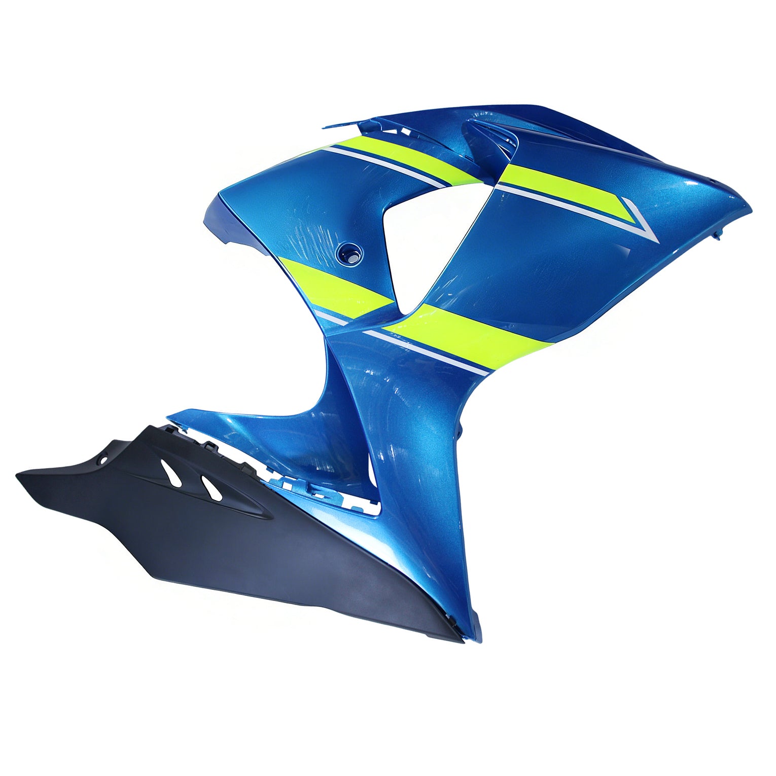 Amotopart 2009-2016 K9 GSXR1000 Suzuki Blue&Yellow Green Style2 Fairing Kit