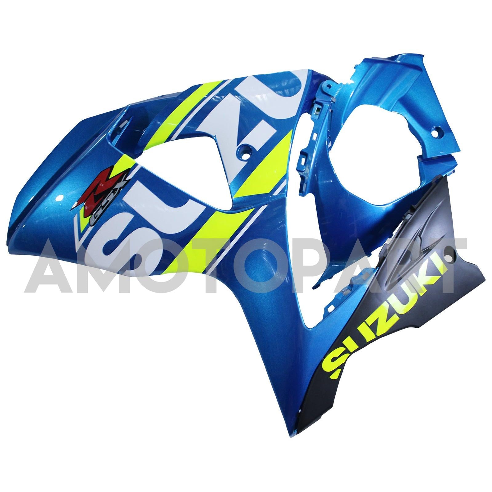 Amotopart 2009-2016 K9 GSXR1000 Suzuki Blue&Yellow Style2 Fairing Kit