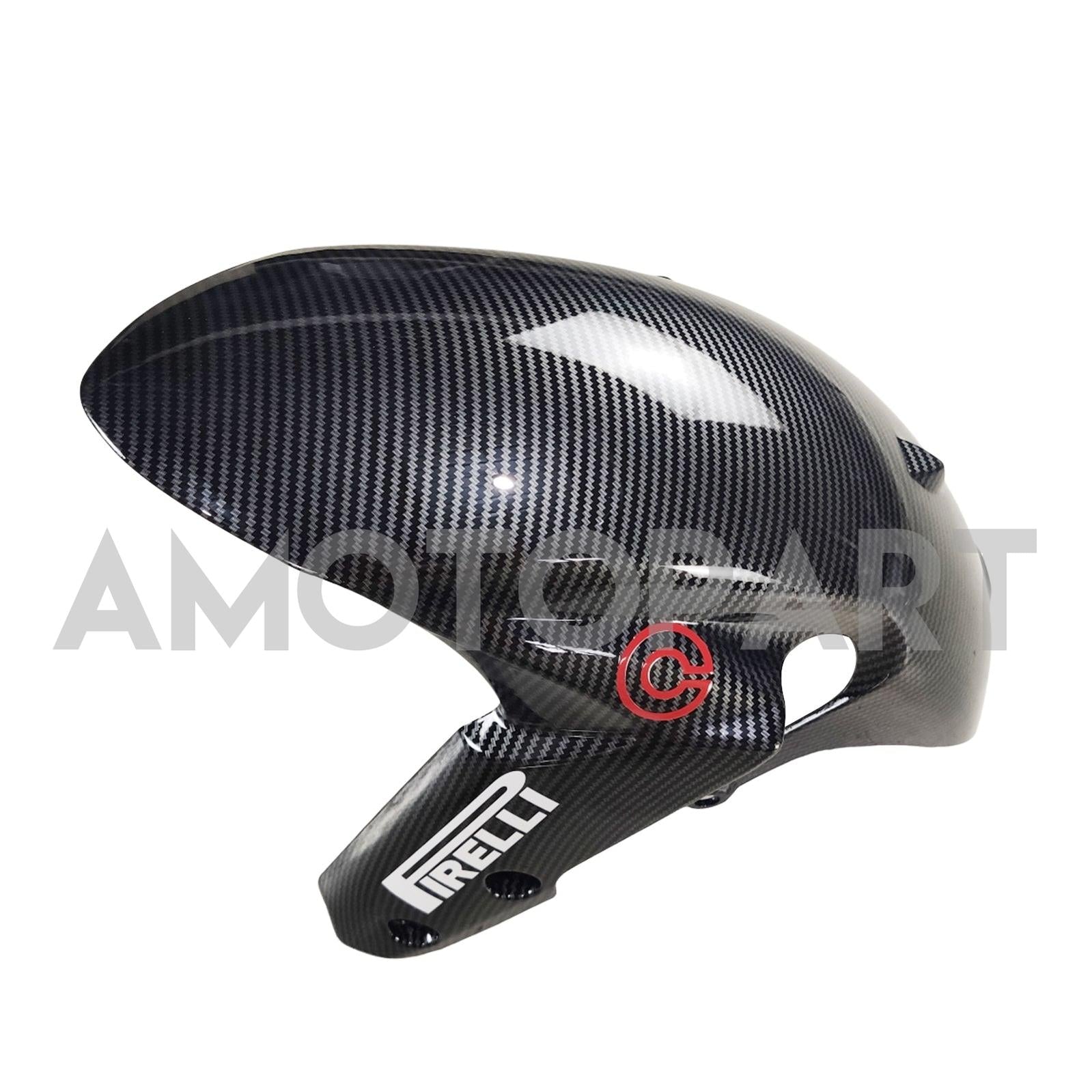 Amotopart 2009-2016 K9 GSXR1000 Suzuki Carbon Fiber with Red Accents Fairing Kit